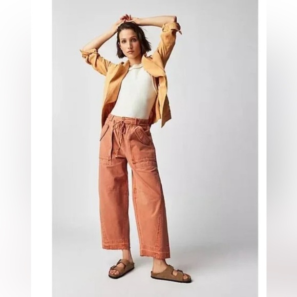 Free People Pants - NEW Free People to the extreme barrel pants small